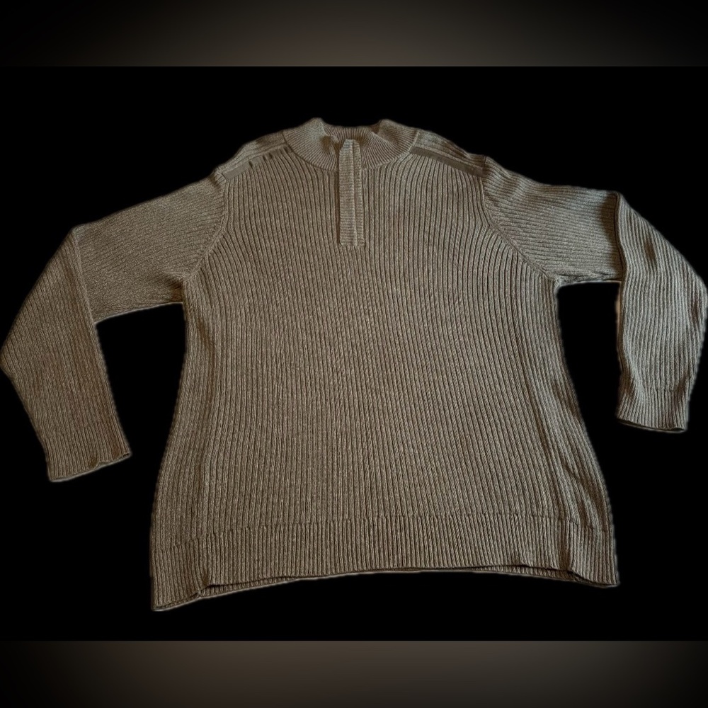 Calvin Klein Jeans - 1/4 Zip Sweater Brown (4XT)